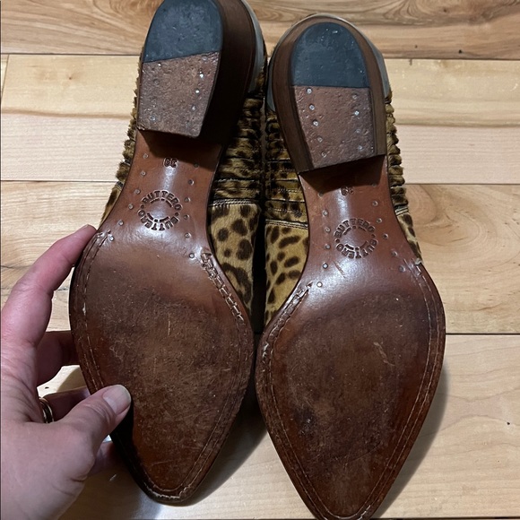 Buttero Leopard Print Ankle Booties - Picture 11 of 17